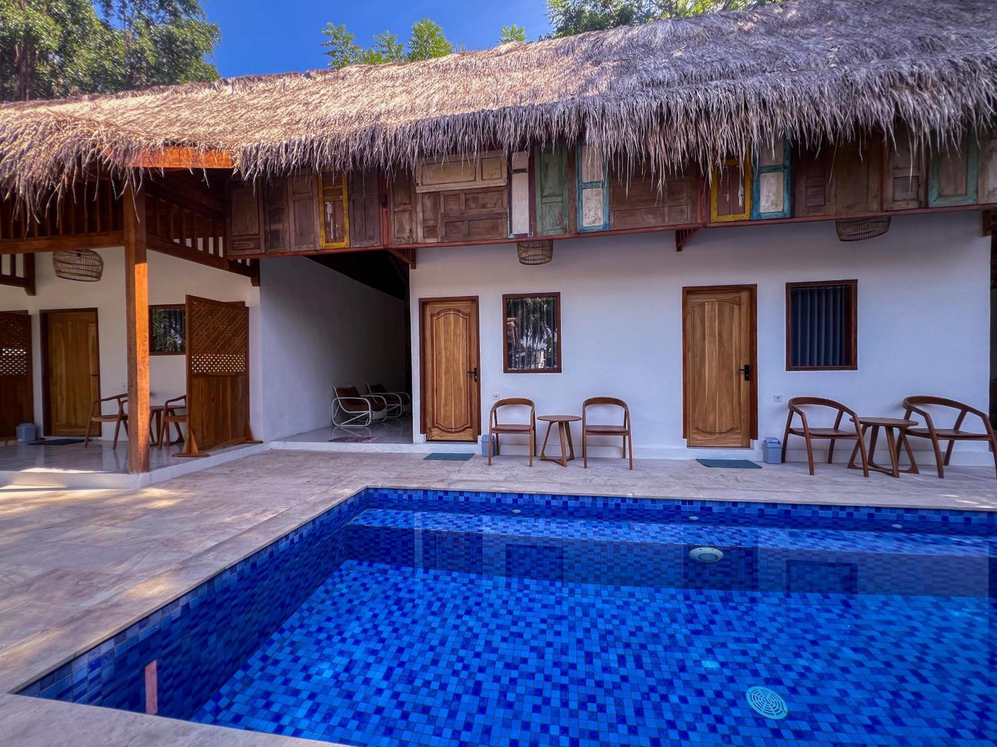 Bae Gili Inn Gili Air Esterno foto