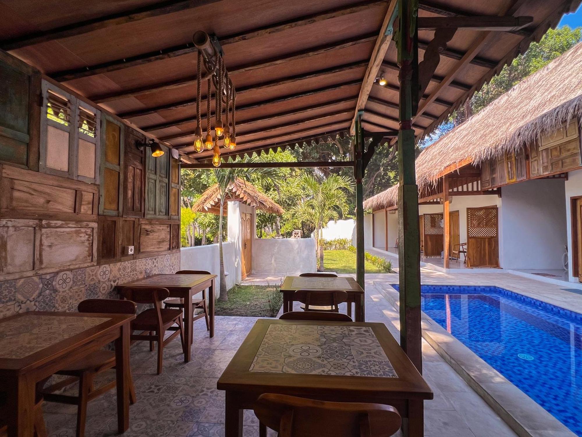 Bae Gili Inn Gili Air Esterno foto